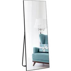 Vasemouh 140x51 cm Black Long Wall Mirror