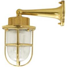 Skrivebordslamper Væglamper Andromeda 63 Staldlampe På Arm Med Gitter IP64 Vægarmatur
