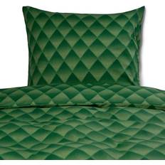 Borg Living Hemtextil Borg Living Sängkläder Bomullssatin Bäddset 140x200 cm Påslakan Grön
