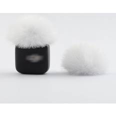 White Microphone Protections Lefxmophy Windscreen 2-Pack White