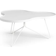 Swedese Flower 39 White Lacquered Ash Coffee Table 84x90cm