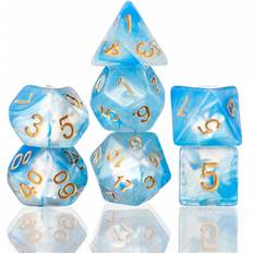 Polyhedral Dices For Dungeons Dragons Games Blue