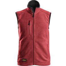 Arbetsvästar Snickers AllroundWork Polartec Fleece Vest - Chilli Red/Black