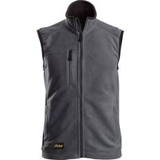 Snickers AllroundWork Polartec Fleece Vest - Steel Grey/Black