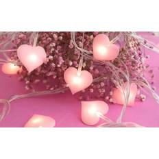 LED Hjerter Pink
