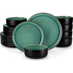 Vancasso Reactive Glaze 18-Piece Dinner Set