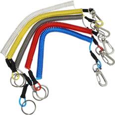 Fishing Equipment HKHBJS Cord Coiled Lanyard Fishing Wire 5pcs