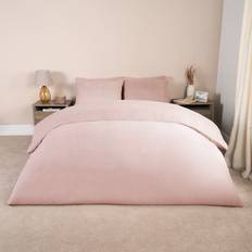 Brentfords Teddy Fleece Påslakan Rosa (230x220cm)