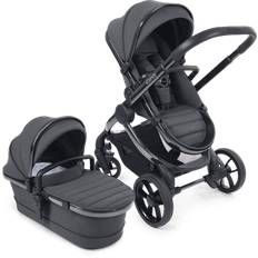 ICandy Pushchairs iCandy Peach 7 Pushchair And Carrycot Set Dark Grey