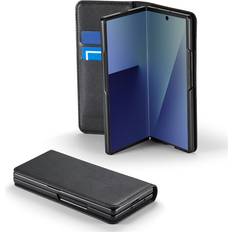 Samsung Galaxy Xcover 7 Plånboksfodral Mobique Samsung Galaxy Z Fold 7 Plånboksfodral Äkta Läder Svart