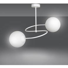 Skrivebordslamper Loftplafonder Selbi 2 Hvid Loftslampe Ø15 cm E14 230V Loftplafond
