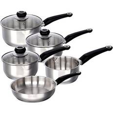 Stainless steel saucepan set Gr8 Home Stainless Steel Induction 8 Pcs Cookware Set