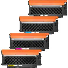 Q-image 117A Toner Cartridge Compatible for HP 117A 117 Color Laser MFP 179fwg 178nwg 179fnw 178nw 150a 150nw 179 178 150 W2070A W2071A W2072A W2073A