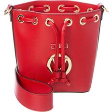 Red - Women Bucket Bags Mario Valentino Jules Bonbonniere Leather Bucket Bag