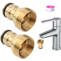 Brass Garden Hose Plug 2 Pieces