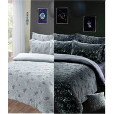 Goldstar Glow in The Dark Teddy Fleece Bedding Set Duvet Cover