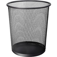 Cleaning Equipment & Cleaning Agents Keplin Round Trash Can Black Non-slip Mesh Bin