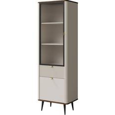Mirjan24 Kaschmir Nussbaum Vitrine