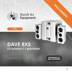 Højtalere LD Systems DAVE8XSW Compact Active PA System White