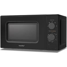 700W 20L Black Microwave Oven