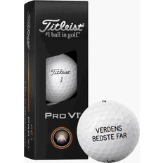 Golfbolde med tekst Titleist Pro V1 Golfbolde med Tekst 3-pak