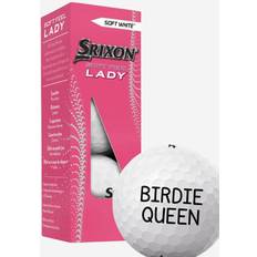 Srixon Soft Feel Lady Golfbolde med Tekst 3-pak