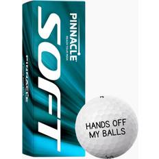 Golfbolde med tekst Pinnacle Soft Golfbolde med Tekst 3-pak