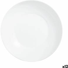 Glas Djupa tallrikar Luminarc Apy Vit Glas Djupa Tallrikar 20 cm Set of 12 Djup tallrik