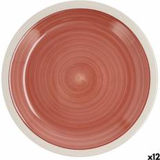 Dinner Plates Quid Flat Calypso Terracotta Ceramic Ø 27 cm 12 Units Dinner Plate