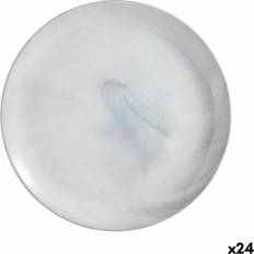 Dinner Plates Luminarc Flat Diwali Granit Bicoloured Glass 25 cm 24 Units Dinner Plate