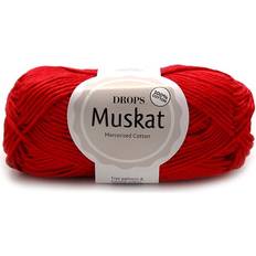 Drops Design Muskat Uni Colour Red 100m