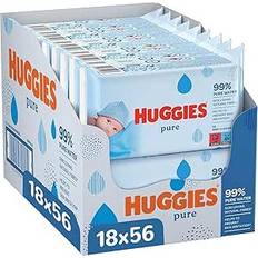Huggies Baby Care Huggies Pure Baby Wipes 18 Packs