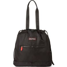 Beach Bags Nautica Womens Diving Treasure Tote Beach Bag - Black