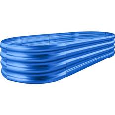 Pots, Plants & Cultivation Land Guard Land Guard Galvanized Raised Garden Bed Kit 4 x 2 x 1ft