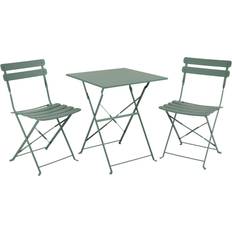 Brafab Ponte - Green Caféset, 1 Bord inkl. 2 Stolar