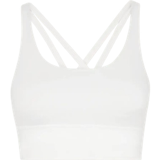 Energy Longline Medium Support Bra - White