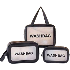 Men - Waterproof Cosmetic Bags Shein 1pc Large Capacity Waterproof Makeup Storage Bag With Clear Portable Design And Double Handles - Perfect For Organizing Cosmetics And Toiletries Makeup Bag Make Up Organizer Toiletry Bag Cosmetic Bag
