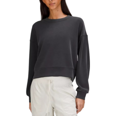 Lululemon Softstreme Perfectly Oversized Cropped Crew - Black