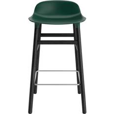 Normann Copenhagen Form Green/Black Oak Barstol 77cm