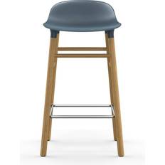 Normann Copenhagen Form Blue/Oak Barstol 77cm