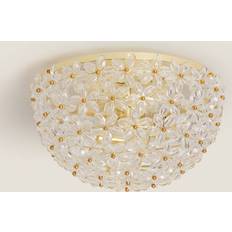 Edit Gold Ceiling Flush Light