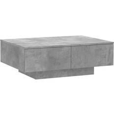vidaXL 804179 Concrete Grey Sofabord 90x60cm