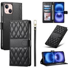 GANGXUN iPhone 13 Mini Leather Case Dual Straps