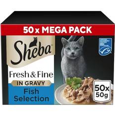 Sheba Fresh Fine Cat Pouches Gravy 50x50g