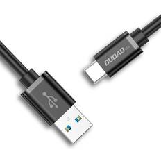 Kablar Dudao USB-C Till USB-C Super Fast Charge Cable 1 m Black