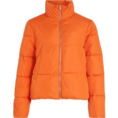 Vila Tate L/S Short Puffer Jacket - Burnt Orange