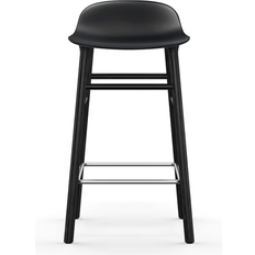 Normann Copenhagen Form Black/Black Oak Bar Stool 77cm