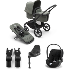 Bugaboo fox Bugaboo Fox 5 Black/Forest Green (Duo) (Travel system)