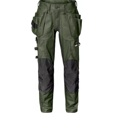 Fristads 2604 FASG Craftsman Stretch Trousers - Army Green/Black