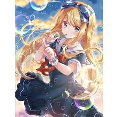 Blue Diamond Paintings Fiyo 5D Diamonds Quadri Cartoon Adesivi 20x30cm
